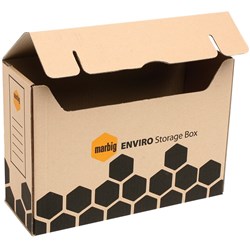  Marbig Enviro Storage Box 135W x 375D x 260mmH Brown 0 
