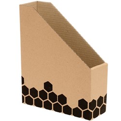  Marbig Enviro Magazine Box Merkur Box 80W x 240D x 305mmH Brown 