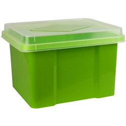ITALPLAST STORAGE BOX 32Ltr Lime