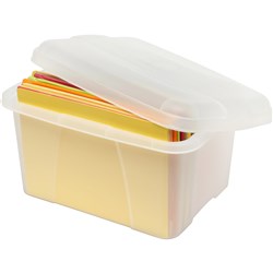  Crystalfile Mini Porta Storage Box 20L Clear 0 