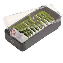 MARBIG BUSINESS CRD FILING BOX Pro Series 600Cap Grey/Lime