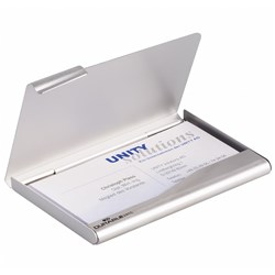  Durable Business Card Box Aluminium 20 Card Capacity 0 