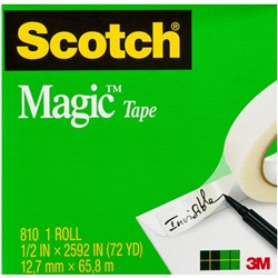 SCOTCH 810 MAGIC TAPE 12mmx66m