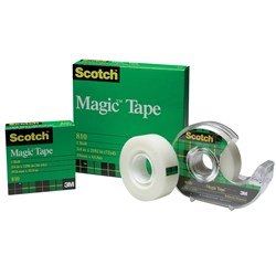 SCOTCH 810 MAGIC TAPE 12mmx33m With Disp.