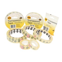  Marbig Office Tape 18mm x 33m 25.4mm Core Clear 0 