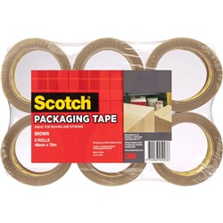 SCOTCH 400 PACKAGING TAPE 48mmx75m Brown