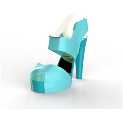 SCOTCH DESIGNER TAPE DISPENSER C30 Aqua Sandal W/ Magic Tape 19mmx8.89m 1 Pack