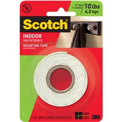  Scotch 114 Mounting Tape 2.5cmx1.3m Indoor Strip 0 