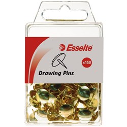  Esselte Drawing Pins Brass Pack Of 150 0 