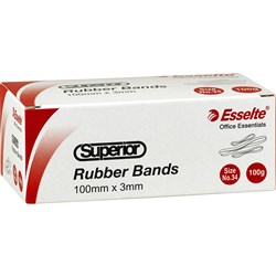  Esselte Superior Rubber Bands Size 34 Box 100gm 0 