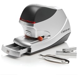  Rexel Optima Grip Electric Stapler 45 Sheet Capacity Silver And Black 