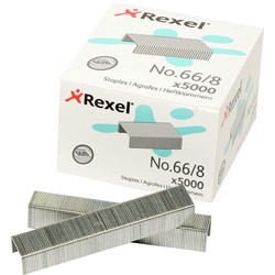  Rexel Giant Staples No.66 66/8 Box Of 5000 0 