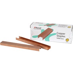  Rexel Copper Staples No.56 26/6 Box Of 5000 0 