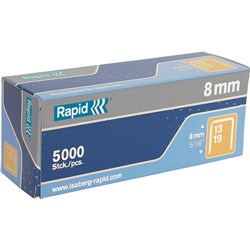 (ACO-11835600) - RAPID 13/8 STAPLES 8mm Box of 500