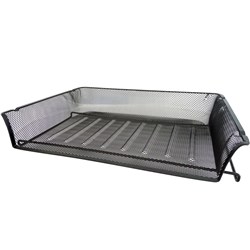  Esselte Mesh Document Tray A4 Landscape Black 0 