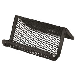  Esselte Mesh Business Card Holder Single Black 0 