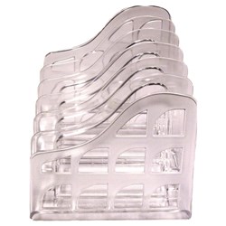 METRO 3849  FILE HOLDER Snow / Crystal