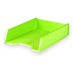 (ITA-I60FL) - ITALPLAST FRUIT DOCUMENT TRAY - Multifit - LimeBrighten up your office with 6 fruity colours. Colour co-ordinate with binders and other filing products. 100% Australian made.
