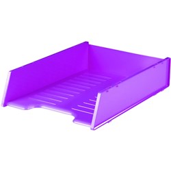 (ITA-I60FGP) - ITALPLAST FRUIT DOCUMENT TRAY - Multifit - GrapeBrighten up your office with 6 fruity colours. Colour co-ordinate with binders and other filing products. 100% Australian made.