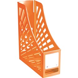 (ITA-I160FM) - ITALPLAST FRUIT MAGAZINE STAND - MandarinBrighten up your office with 6 fruity colours. Colour co-ordinate with binders and other filing products. 100% Australian made.