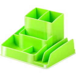 (ITA-I35FL) - ITALPLAST DESK ORGANISER - LimeBrighten up your office with 6 fruity colours. Colour co-ordinate with binders and other filing products. 100% Australian made.