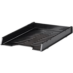  Italplast Slimline Document Tray A4 Multi Fit Recycled Black 