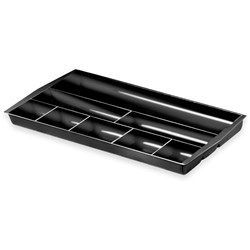  Italplast GreenR Desk Drawer Tidy Recycled Black 