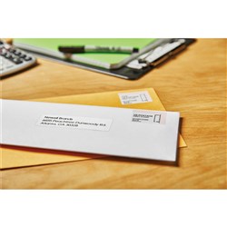  Dymo 30336 Labelwriter Labels 25x54mm Address -Paper White Box of 500 