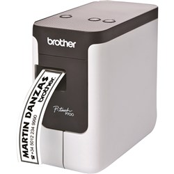  Brother P-touch PT-P700 Desktop Label Printer Black And White 