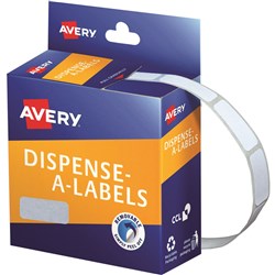 AVERY DMR1024W DISPENSER LABEL Rectangle 10x24mm White