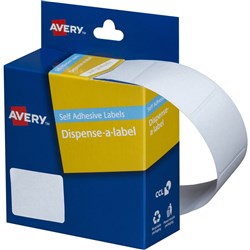 AVERY DMR1930W DISPENSER LABEL Rectangle 19x30mm White