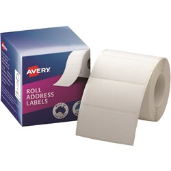  Avery Permanent Address Labels 70x36mm Write On White Box Of 500 