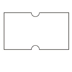  Pricing Gun Labels White Permanent 21x12mm Pack of 10 
