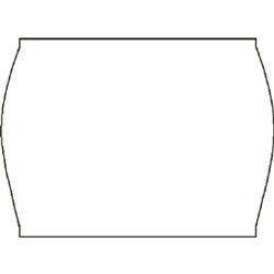  Pricing Gun Labels White Removable 22x16mm Pack of 10 