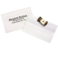  Rexel Magnetic Name Badge Holders 90 x 60mm Pack Of 10 0 