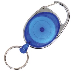 Rexel Snap Lock Key Holder Retractable 60cm Blue 0 