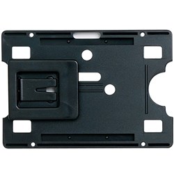  Rexel Rigid ID Card Holders Security Card With Adjustable Clip Pack Of 10 