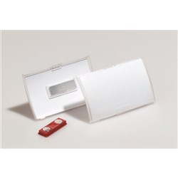 DURABLE CLICK FOLD NAME BADGE With Magnet Box 10 Box 10