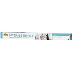 POST IT DRY ERASE SURFACE DEF6X4 1800x1200mm Whiteboard surface on a roll