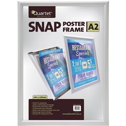  Quartet Instant Snap Poster Frames A2 25mm Aluminium 0 