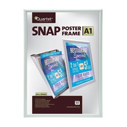  Quartet Instant Snap Poster Frames A1 25mm Aluminium 0 