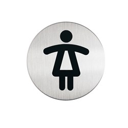 DURABLE PICTOGRAM SIGN WC Women 83mm