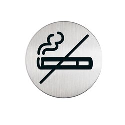  Durable Pictogram Sign No Smoking 83mm Silver 0 