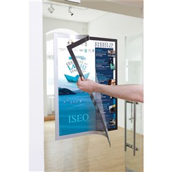  Durable Duraframe Poster Sign Holder A1 Black 0 