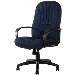HOUSTON MANAGER CHAIR H/B Blue Fabric