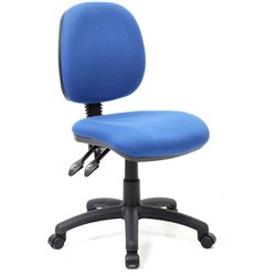 CRESCENT TASK CHAIR Blue Fabric