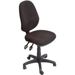 Rapidline EC070CH Operator Task Chair High Back 3 Lever Black 
