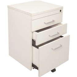  Rapidline Rapid Span Mobile Pedestal 2 Drawer 1 File 465W x 447D x 690mmH White 