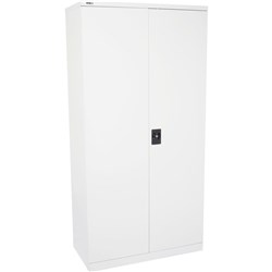  Rapidline Go Swing Door Steel Cupboard 910W x 450D x 1830mmH Silver Grey 