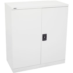  Rapidline Go Swing Door Steel Cupboard 910W x 450D x 1015mmH Silver Grey 